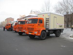 Распределение мобильных кабинетов по районным больницам